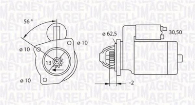 MAGNETI MARELLI 063523623010 -  Стартер